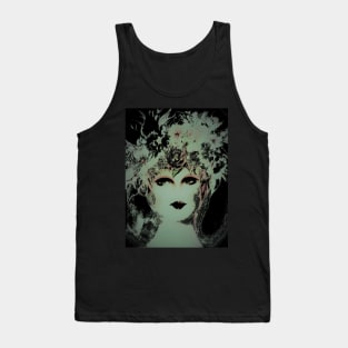 BLACK AND CREAM FLOWER GIRL,,,House of Harlequin Tank Top